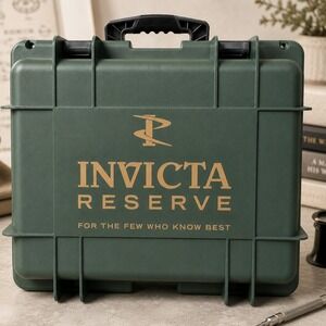 NEW‎ Invicta 15-Slot Dive Impact Watch Case. Green ( DC15GRN)